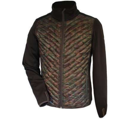 Blouson de chasse bicolore marron camo Stagunt