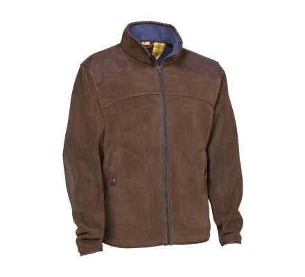 Blouson de chasse polaire Stuart Marron Club Interchasse
