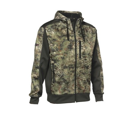 Blouson de chasse zippé Wolf GhostCamo SnakeForest Pro Hunt