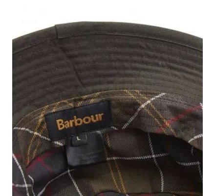 Bob huilé vert olive Wax Bucket BARBOUR