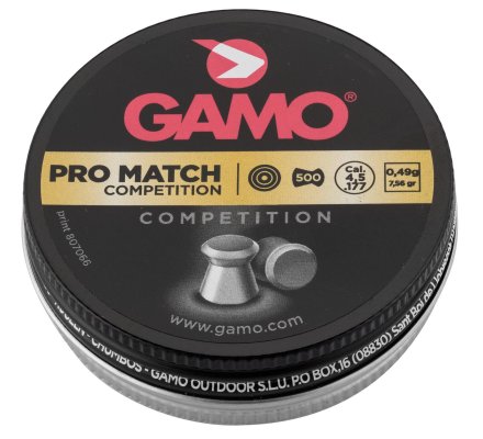 Boîte de 500 plombs Pro Match Competition cal 4.5 GAMO