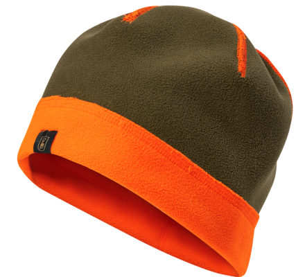 Bonnet polaire orange réversible DEERHUNTER