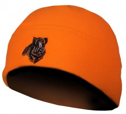 Bonnet polaire orange sanglier TREELAND