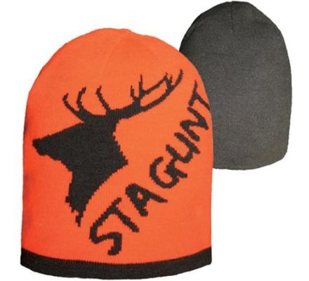 Bonnet Tonio Beanie réversible orange/gris Stagunt