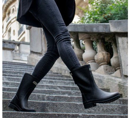 Demi Botte Cities noir femme ROUCHETTE