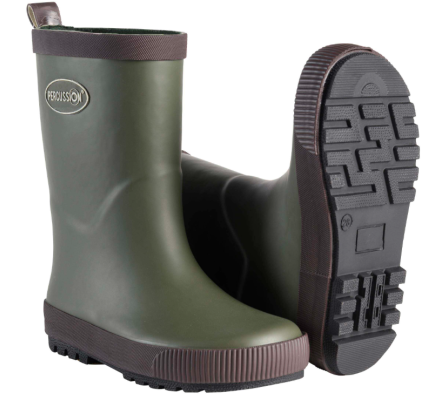 Bottes enfants kaki PERCUSSION