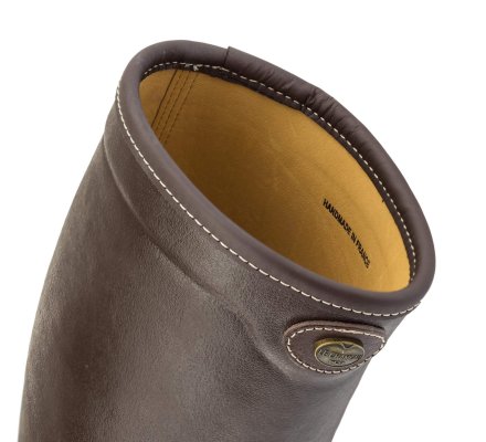 Bottes cuir marron Saint-Hubert Héritage LE CHAMEAU