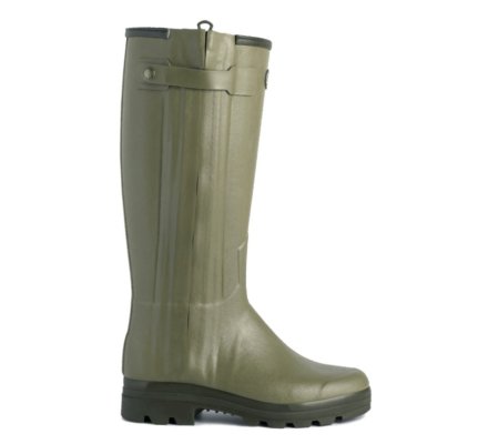 Bottes Chasseur femme doublées cuir vert LE CHAMEAU