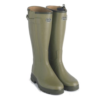 Bottes Chasseur femme doublées cuir vert LE CHAMEAU