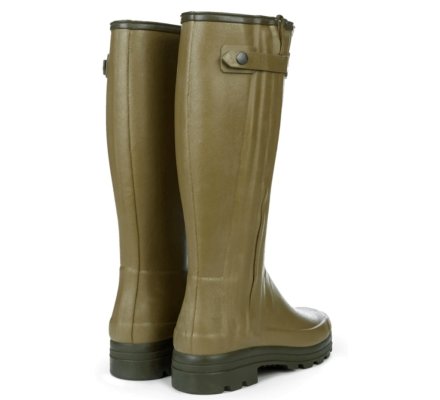 Bottes Chasseur homme doublées néoprène vertes LE CHAMEAU