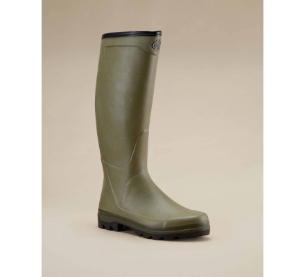 Bottes Country Cross homme vert vierzon doublées Jersey LE CHAMEAU