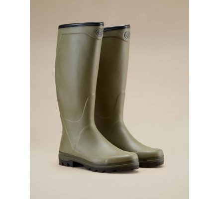 Bottes Country Cross homme vert vierzon doublées Jersey LE CHAMEAU