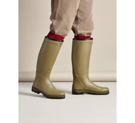 Bottes Country Cross homme vert vierzon doublées Jersey LE CHAMEAU
