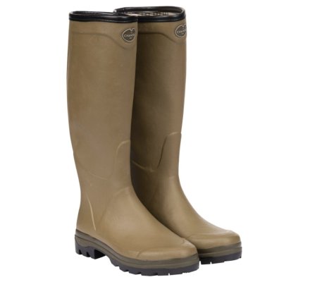 Bottes Country Cross homme vert vierzon doublées Jersey LE CHAMEAU