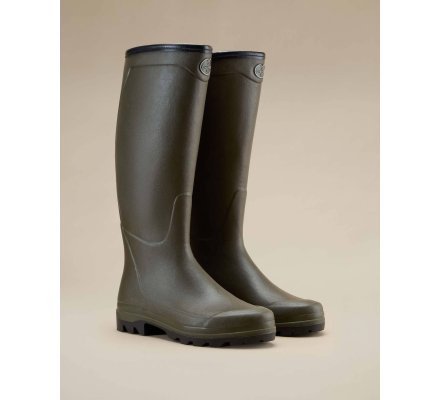 Bottes néoprène homme Country Cross vert LE CHAMEAU
