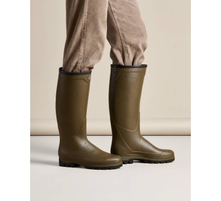 Bottes néoprène homme Country Cross vert LE CHAMEAU