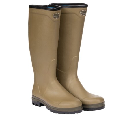 Bottes néoprène homme Country Cross vert vierzon LE CHAMEAU