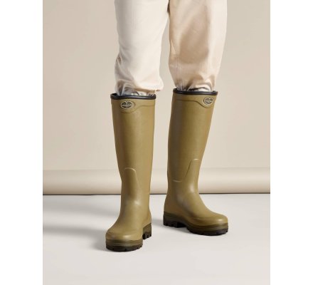 Bottes néoprène homme Country Cross vert vierzon LE CHAMEAU