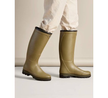 Bottes néoprène homme Country Cross vert vierzon LE CHAMEAU