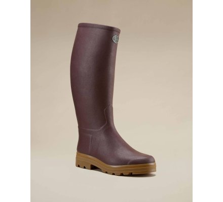 Bottes cuir marron Saint-Hubert homme LE CHAMEAU
