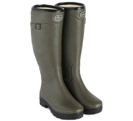 Bottes femme fourrées Country vert LE CHAMEAU