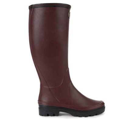Bottes femme Giverny doublées Jersey cerise LE CHAMEAU