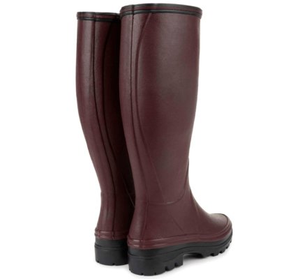 Bottes femme Giverny doublées Jersey cerise LE CHAMEAU