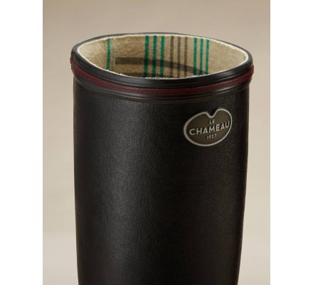 Bottes femme Giverny doublées Jersey noir LE CHAMEAU