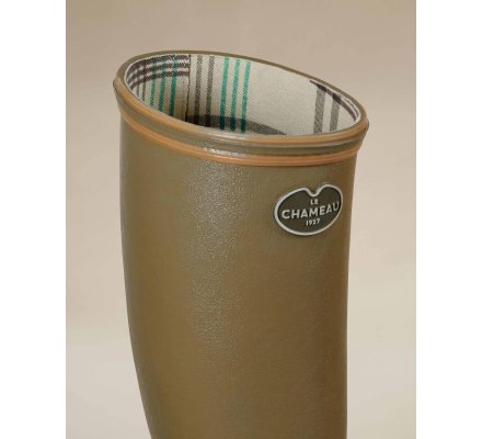 Bottes femme Giverny doublées Jersey vert vierzon LE CHAMEAU