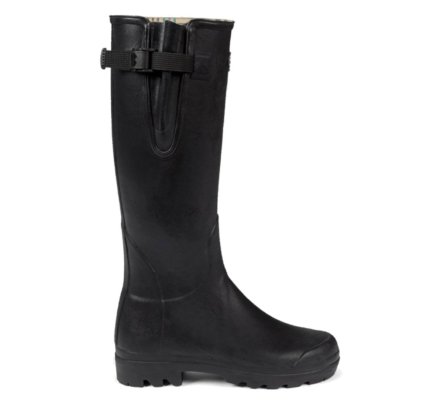 Bottes femme noires Vierzon doublées jersey LE CHAMEAU
