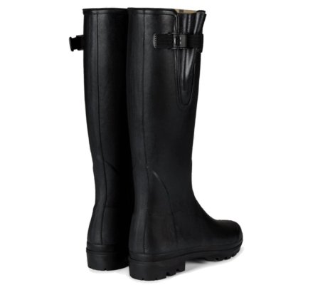 Bottes femme noires Vierzon doublées jersey LE CHAMEAU