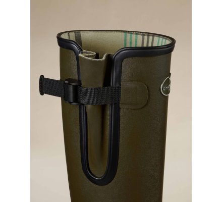 Bottes femme vert foncé Vierzon doublées jersey LE CHAMEAU
