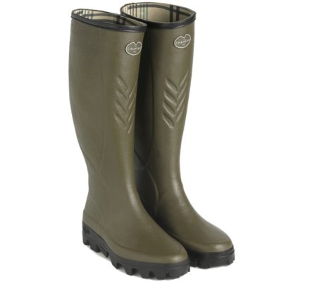 Bottes homme Cérès vert doublure Jersey LE CHAMEAU