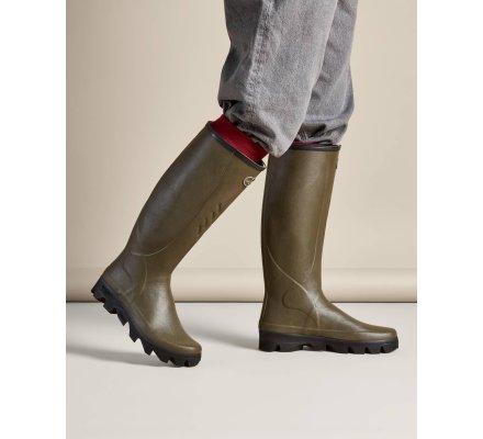 Bottes homme Cérès vert doublure Jersey LE CHAMEAU