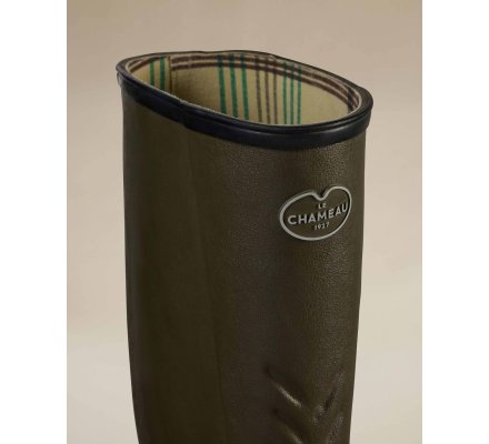 Bottes homme Cérès vert doublure Jersey LE CHAMEAU