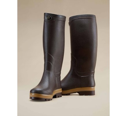 Bottes cuir marron Saint-Hubert Héritage LE CHAMEAU