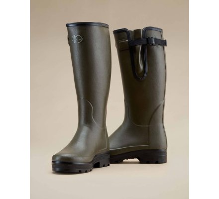 Bottes néoprène Vierzonord homme vert chameau LE CHAMEAU