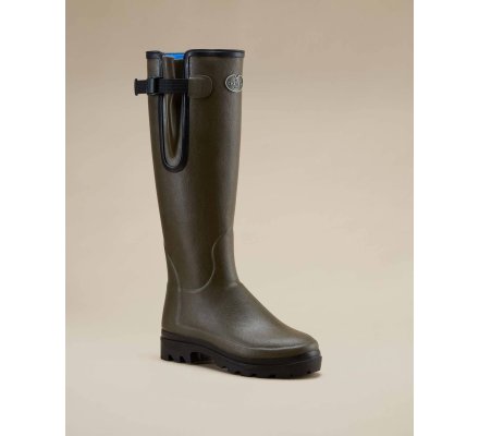 Bottes néoprène femme vert chameau Vierzonord LE CHAMEAU