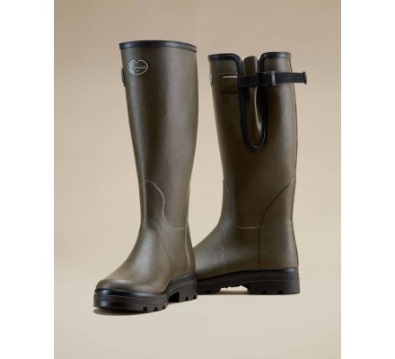 Bottes Vierzon homme doublure jersey vert chameau LE CHAMEAU