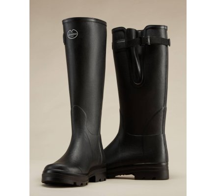 Bottes Vierzon homme noire doublure jersey LE CHAMEAU