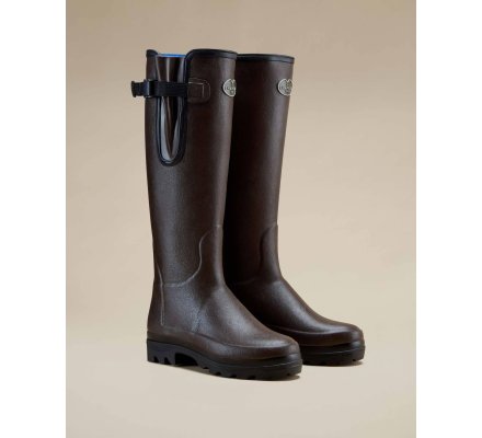 Bottes néoprène femme marron Vierzonord LE CHAMEAU