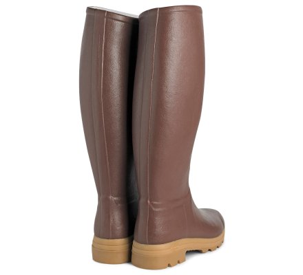 Bottes cuir marron Saint-Hubert homme LE CHAMEAU