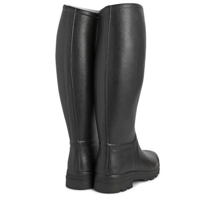 Bottes cuir noir Saint-Hubert femme LE CHAMEAU