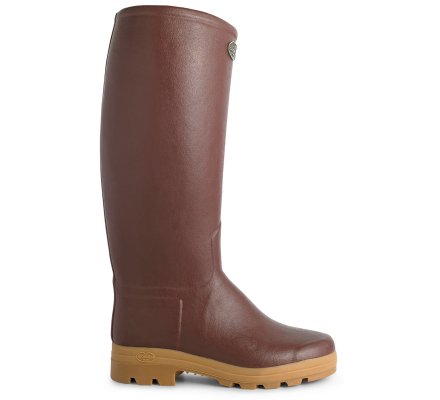 Bottes cuir marron Saint-Hubert femme LE CHAMEAU