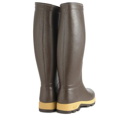 Bottes cuir marron Saint-Hubert Héritage LE CHAMEAU