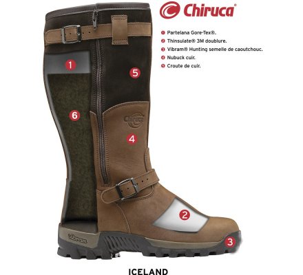 Bottes fourrées Iceland cuir marron CHIRUCA