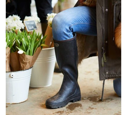 Bottes femme Giverny noir LE CHAMEAU 15812