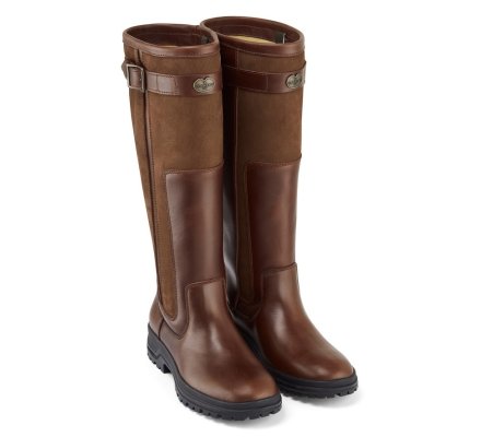 Bottes femme en cuir marron Jameson LE CHAMEAU 16302