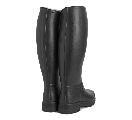 Bottes cuir noir Saint-Hubert homme LE CHAMEAU