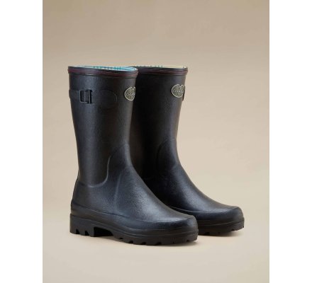 Bottillons femmes noir Giverny Doublés Jersey LE CHAMEAU
